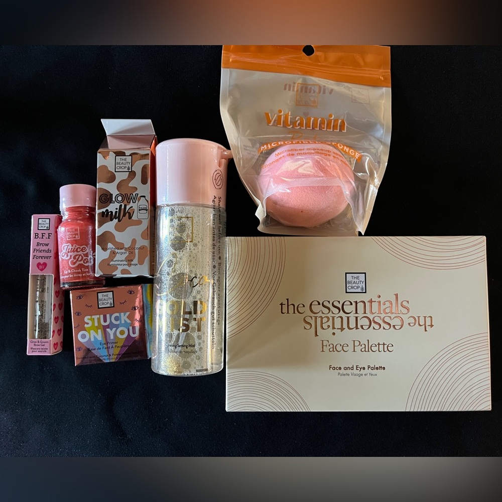 THE BEAUTY CROP Essentials Face Palette 7pc Makeup SET